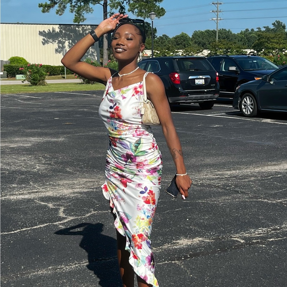 Fashion Nova Multi color Backless Sundress